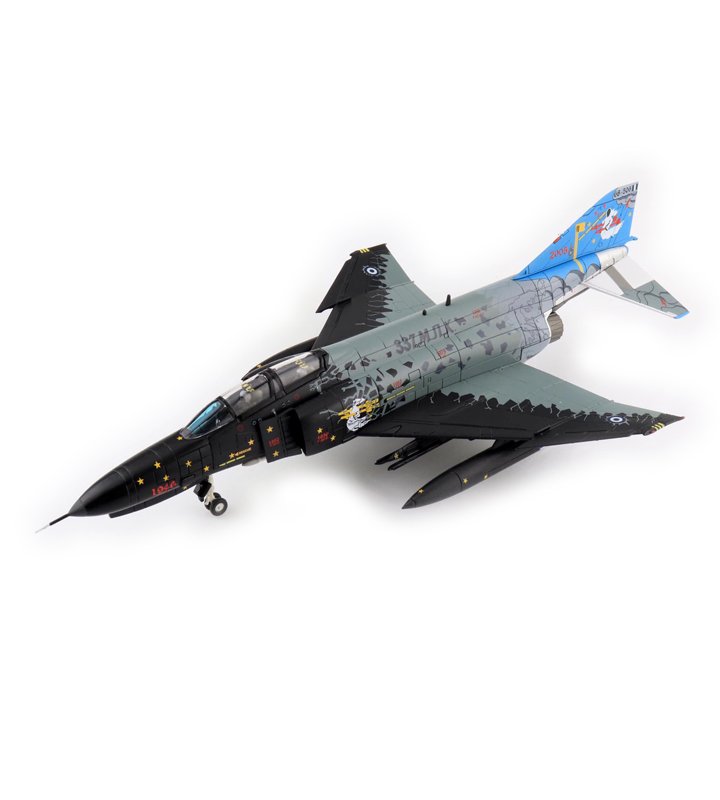 HA19038希臘空軍F-4E Archangel 2005彩繪幽靈合金模型1/72成品