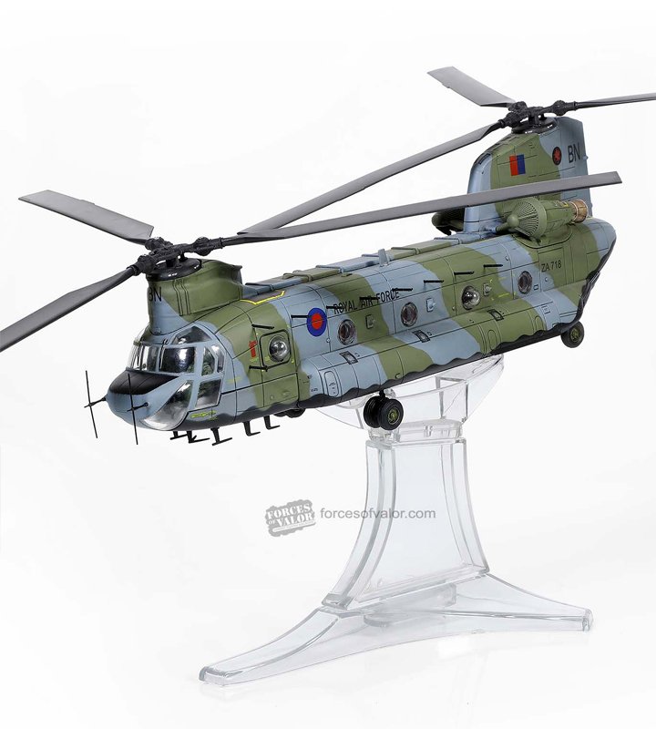 821004C英國皇家空軍18中隊CH-47 HC. Mk.1福克蘭1982模型1/72成品