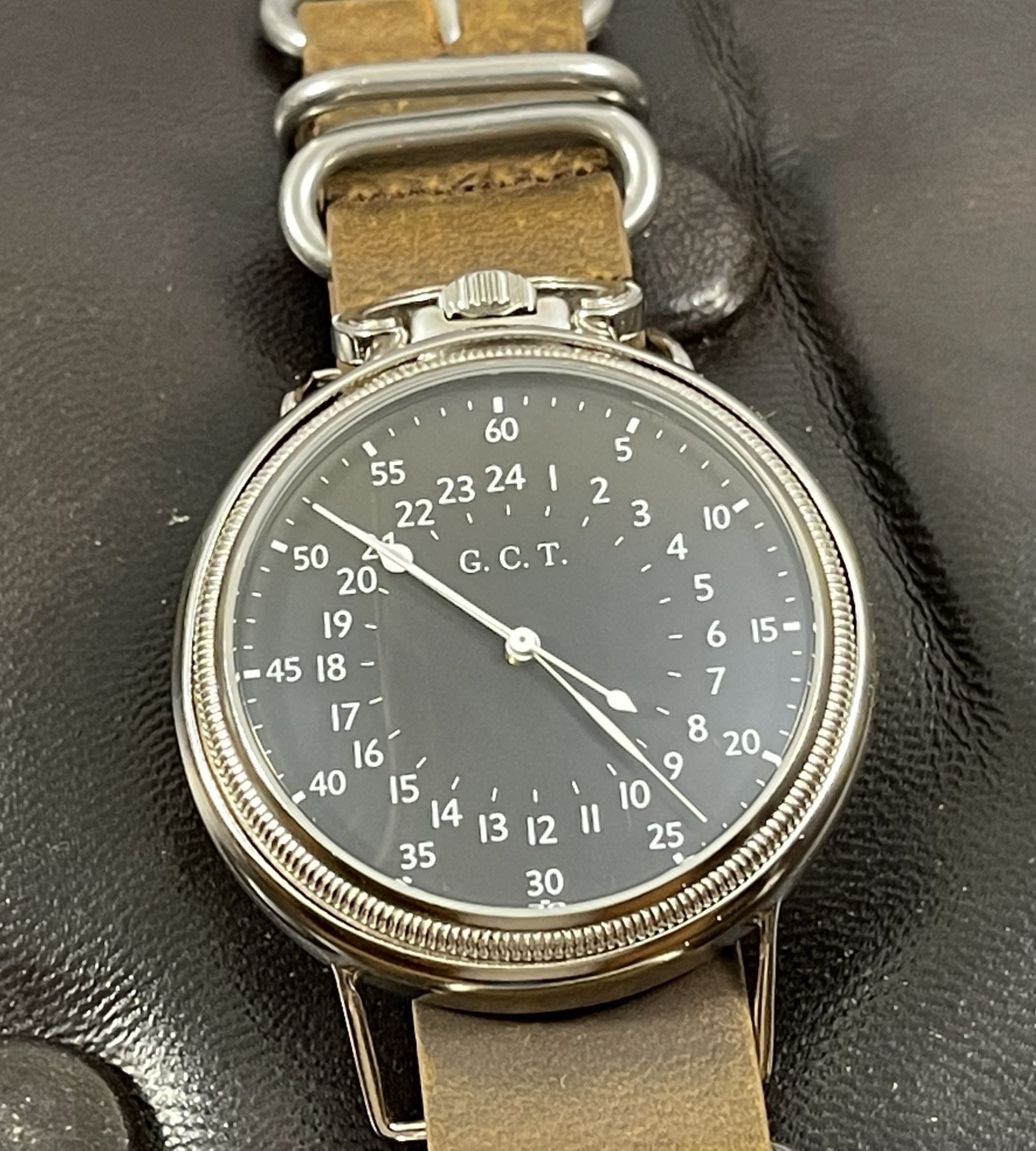 日本M.R.M.W.復刻軍錶 美國AN5740 24H Black