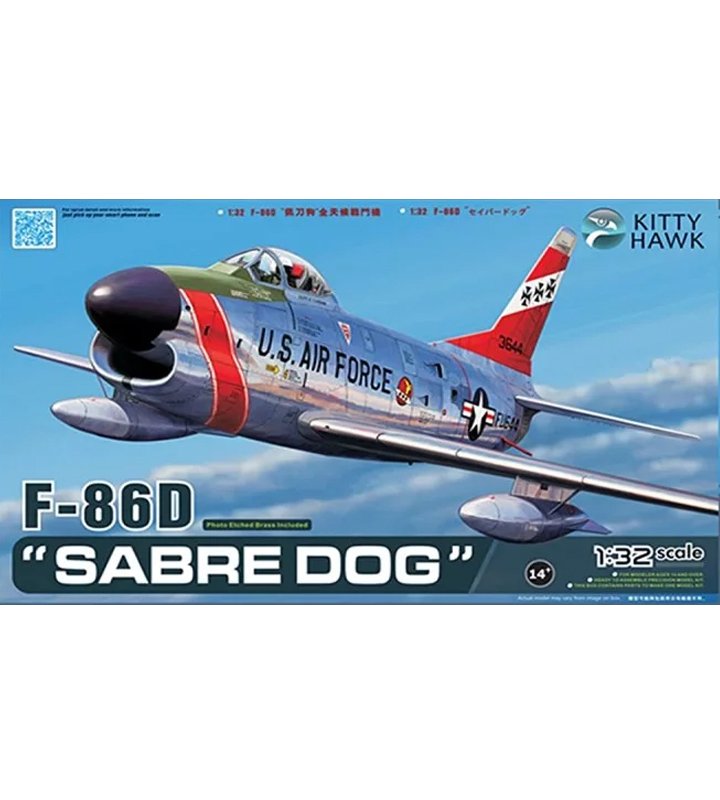 KH32007美軍F-86D SABRE DOG戰鬥機1/32模型