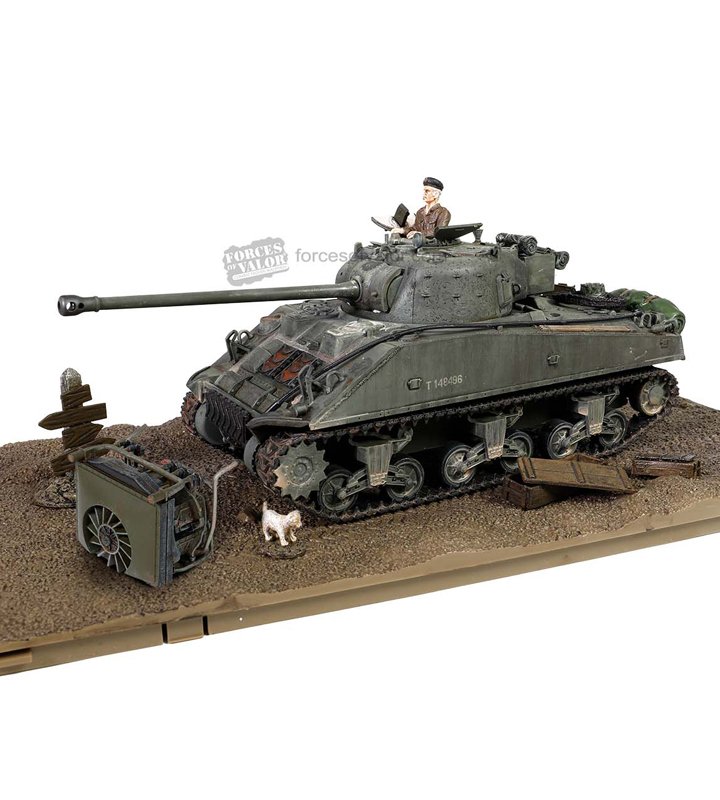 801036A英國M4謝爾曼螢火蟲Sherman Firefly Vc中型坦克1/32模型成品