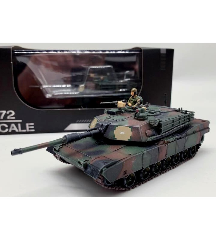 美國Abrams M1A2艾布蘭主戰坦克(北約三色迷彩)(無兵人)