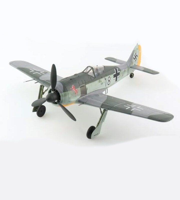 HA7428  FW-190A-4德軍王牌Fw. R. Eisele, 8./JG 2戰機1/48成品模型