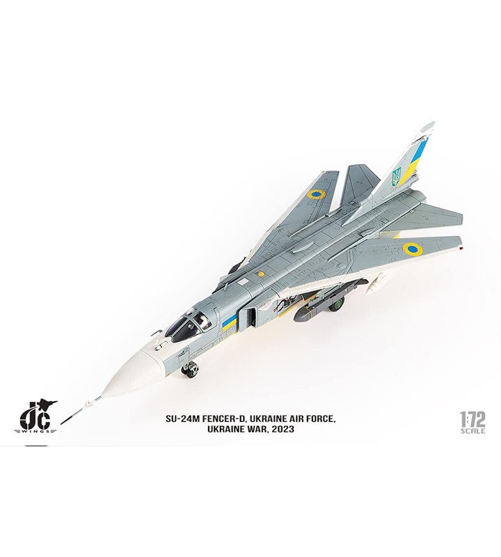 JCW-72-SU24-001烏克蘭空軍SU-24M Fencer-D模型 1/72成品