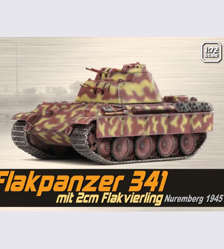 DA60594德國Flakpanzer 341 mit 2cm Flakvierling 1945