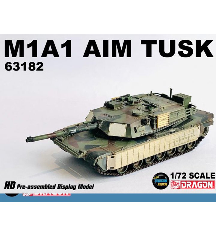 DA63182美國M1A1 AIM TUSK (附烏克蘭貼紙)