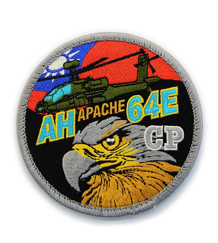 P0081 陸軍 AH-64E阿帕契APACHE戰鬥直升機CP副駕駛臂章(有魔鬼氈)