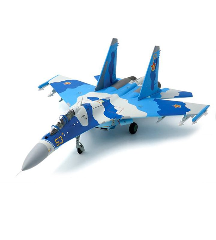 JCW-72-SU27-004 哈薩克空軍Su-27U Flanker-C 黃53模型