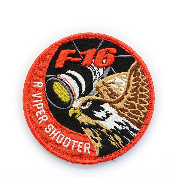 P0043  F-16無反R VIPER SHOOTER 毒蛇攝手專屬臂章 CANON 佳能 (有魔鬼氈)