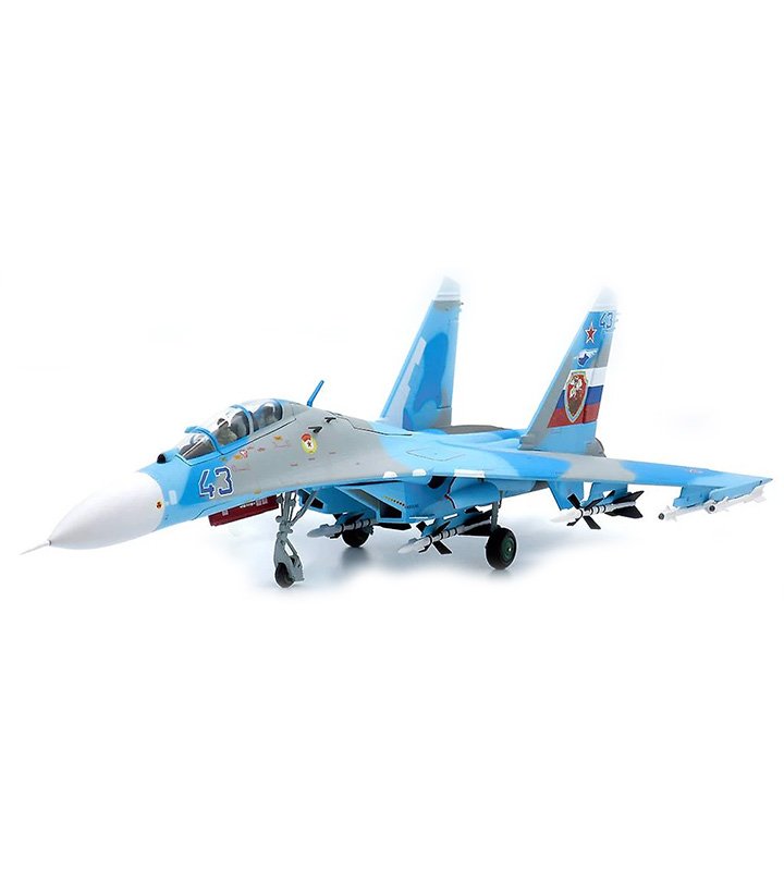 JCW-72-SU27-002 俄羅斯SU-27UB Flanker-C, 藍43模型