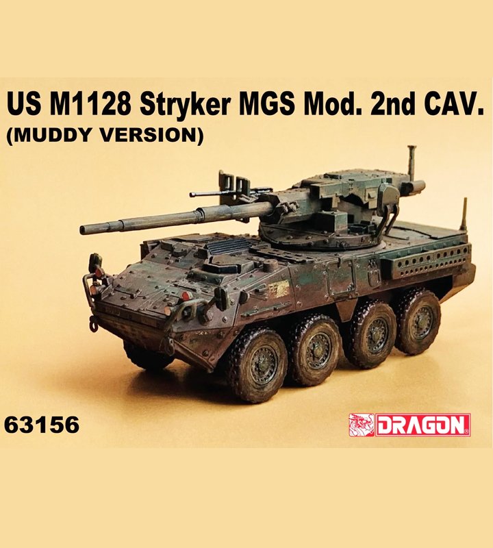 DA63156美國M1128 Stryker MGS史崔克火砲裝甲車