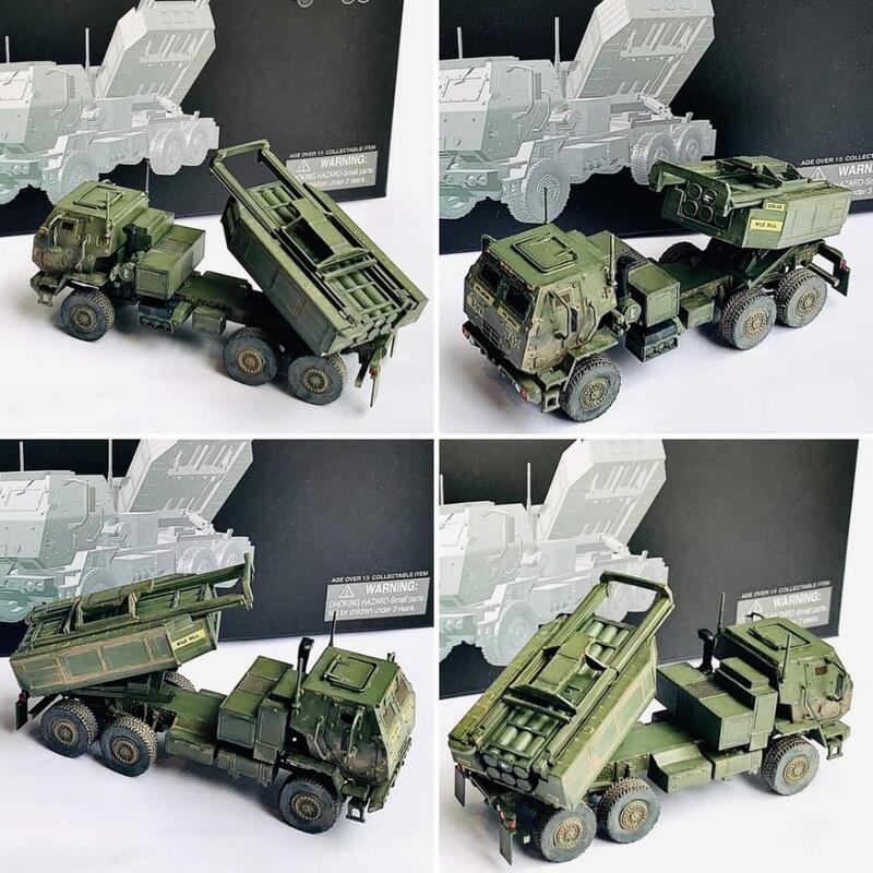 DA63017美國HIMARS M142海馬士高機動性多管火箭系統(軍綠版)