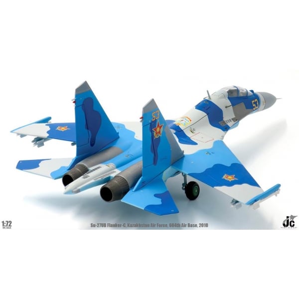 JCW-72-SU27-004 哈薩克空軍Su-27U Flanker-C 黃53模型