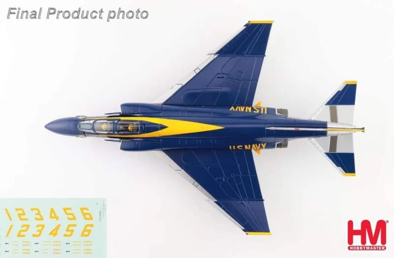 HA19045美國海軍F-4J藍天使Blue Angels 1~6號(貼紙)模型