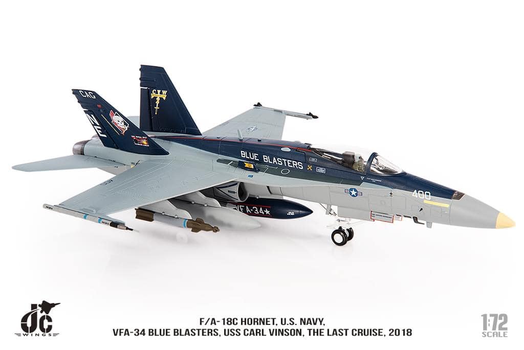 JCW-72-F18-018美國海軍F/A-18C第VFA-34中隊模型