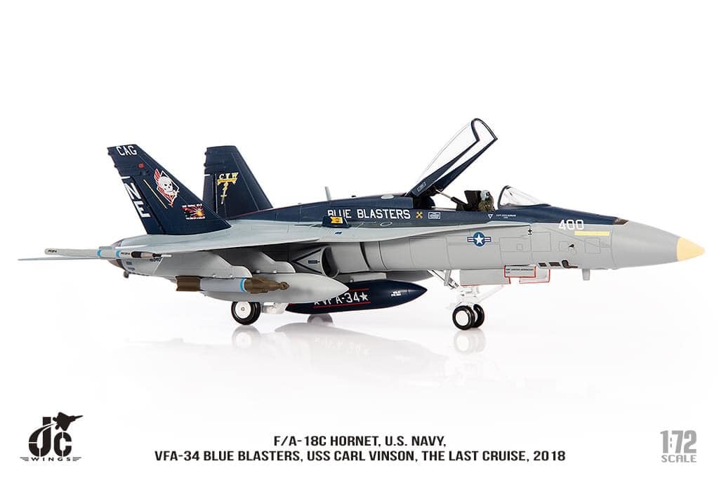 JCW-72-F18-018美國海軍F/A-18C第VFA-34中隊模型