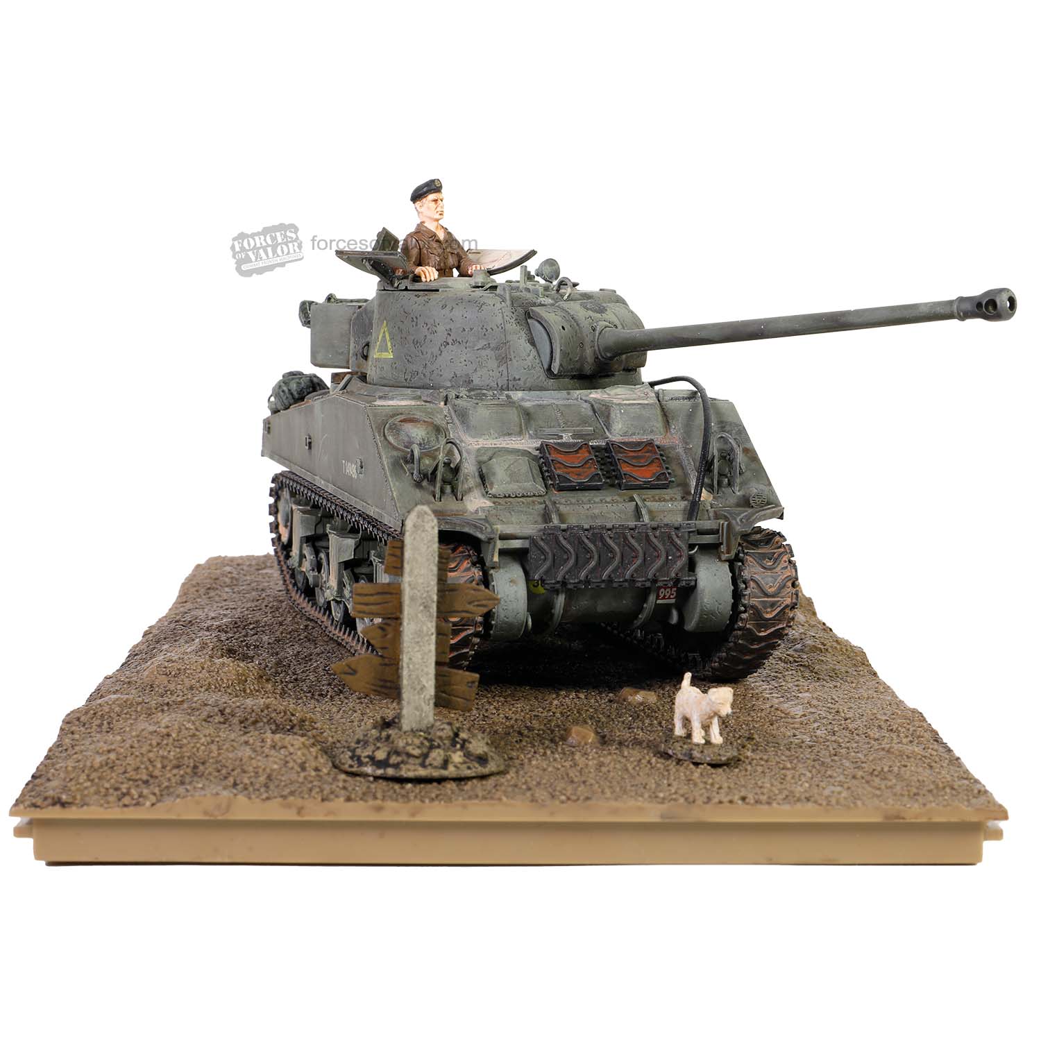 801036A英國M4謝爾曼螢火蟲Sherman Firefly Vc中型坦克1/32模型成品