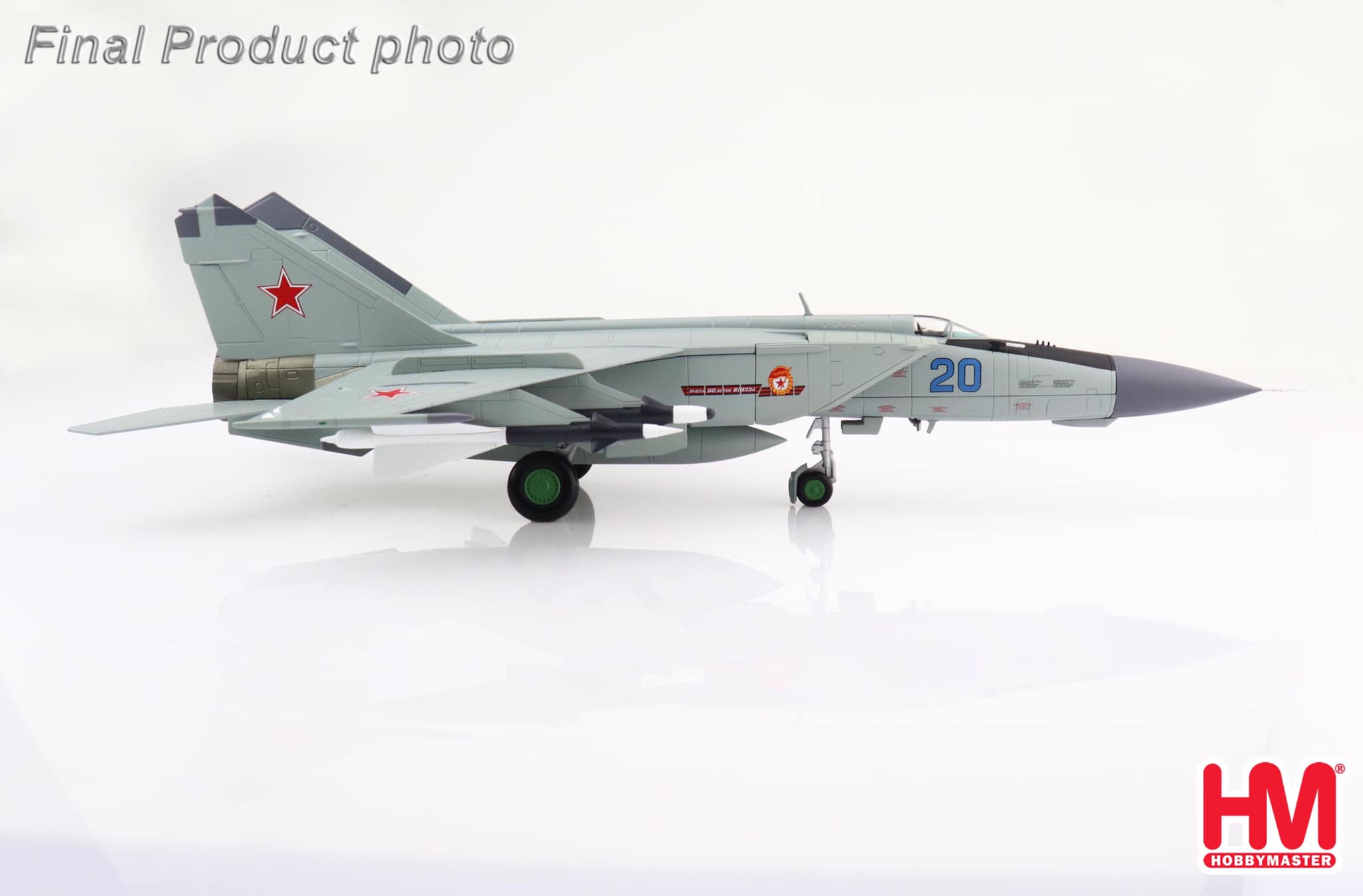 HA5610俄羅斯MiG-25PDS狐蝠Foxbat BLUE 20戰鬥機