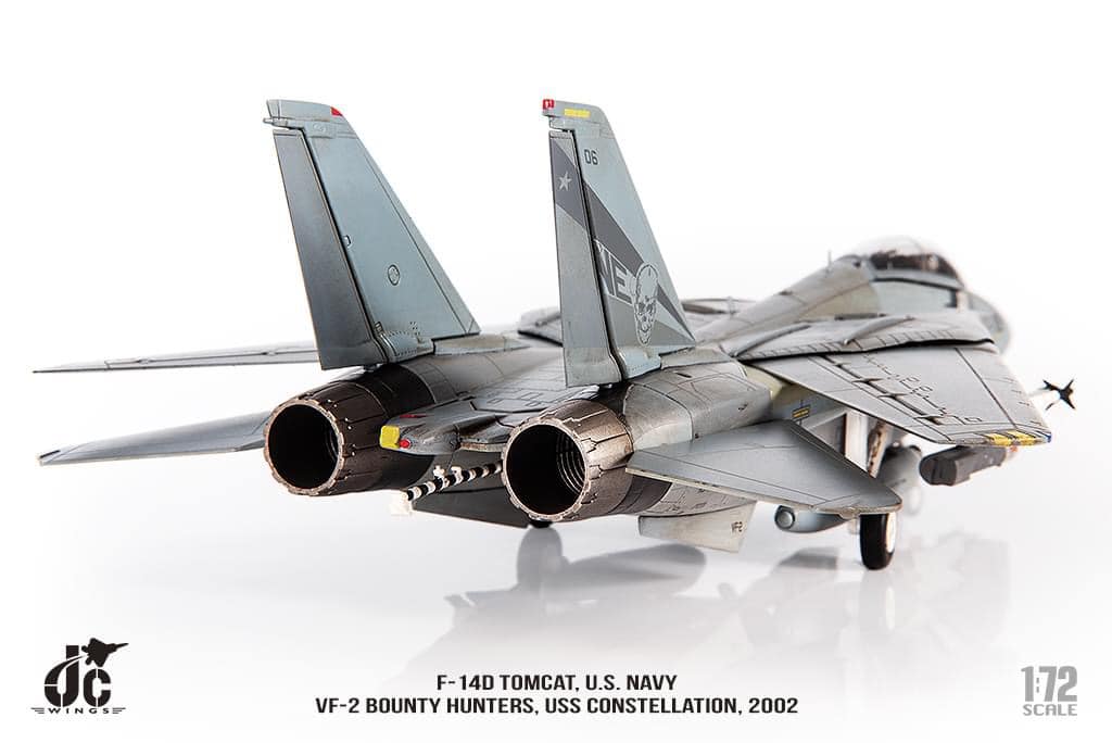 JCW-72-F14-009打敗陸軍F-14D美國海軍 VF-2賞金獵人USS 星座號2002 年#106模型