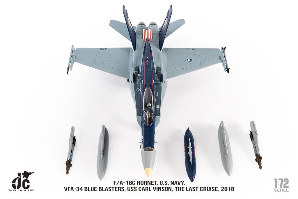 JCW-72-F18-018美國海軍F/A-18C第VFA-34中隊模型