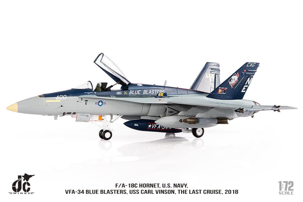 JCW-72-F18-018美國海軍F/A-18C第VFA-34中隊模型