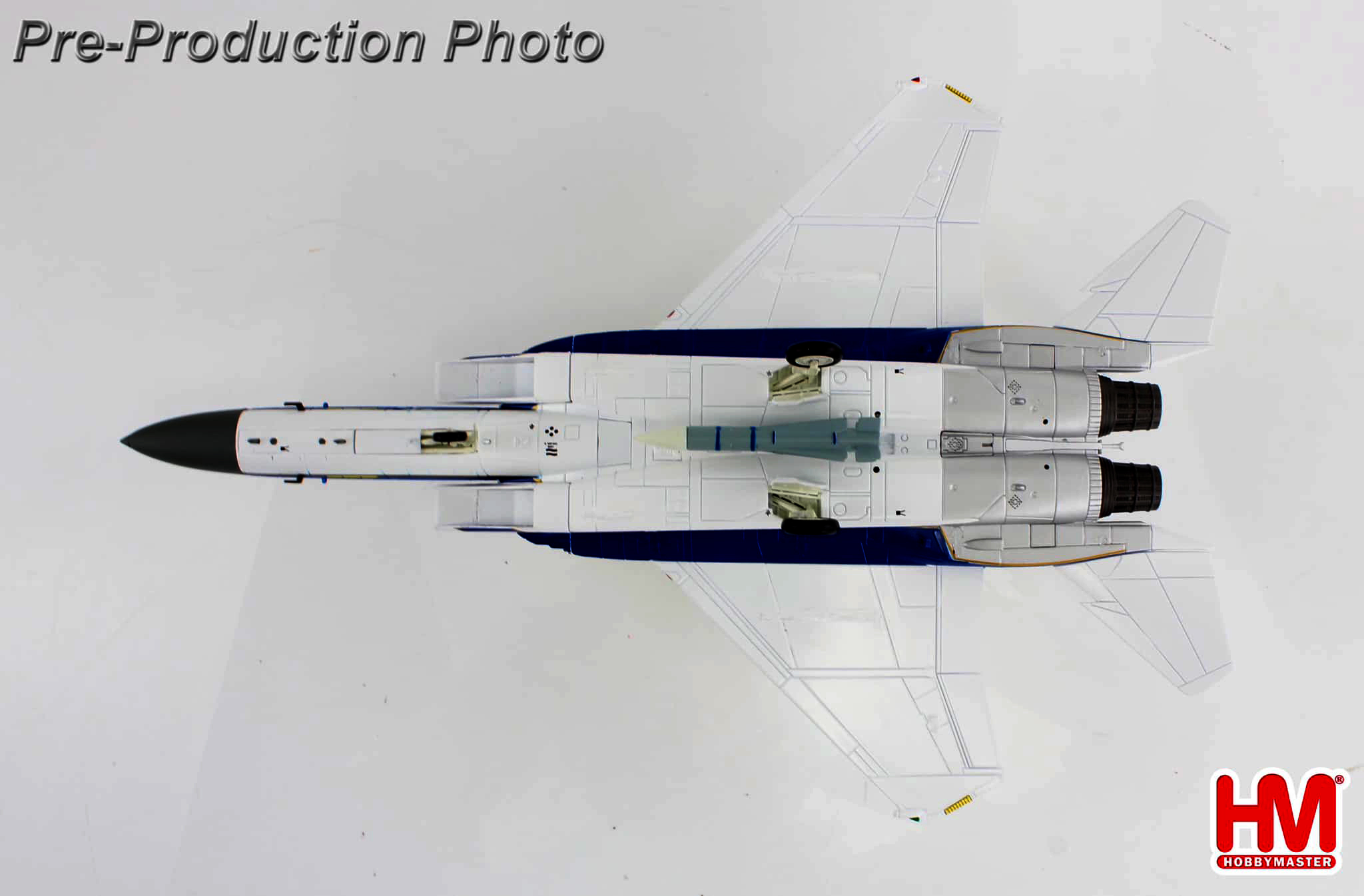 HA4572美國太空總署F-15B戰鬥機鳳凰飛彈測試機愛德華基地合金模型