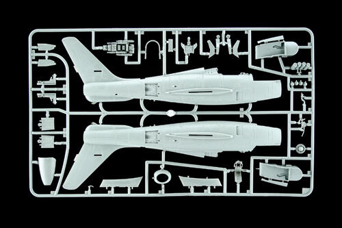 2703義大利空軍F-84F紅魔鬼表演隊1/48模型(可做國軍版)