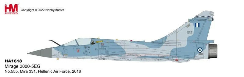 HA1618希臘空軍Mirage 2000-5EG幻象331中隊 #555模型