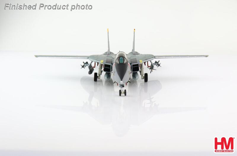 HA5237美軍VF-2賞金獵人F-14D Tomcat雄貓NE100/163894模型