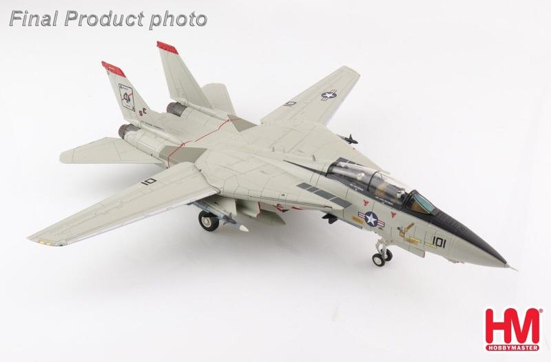 HA5230美軍VF-41 F-14A黑色王牌合金模型