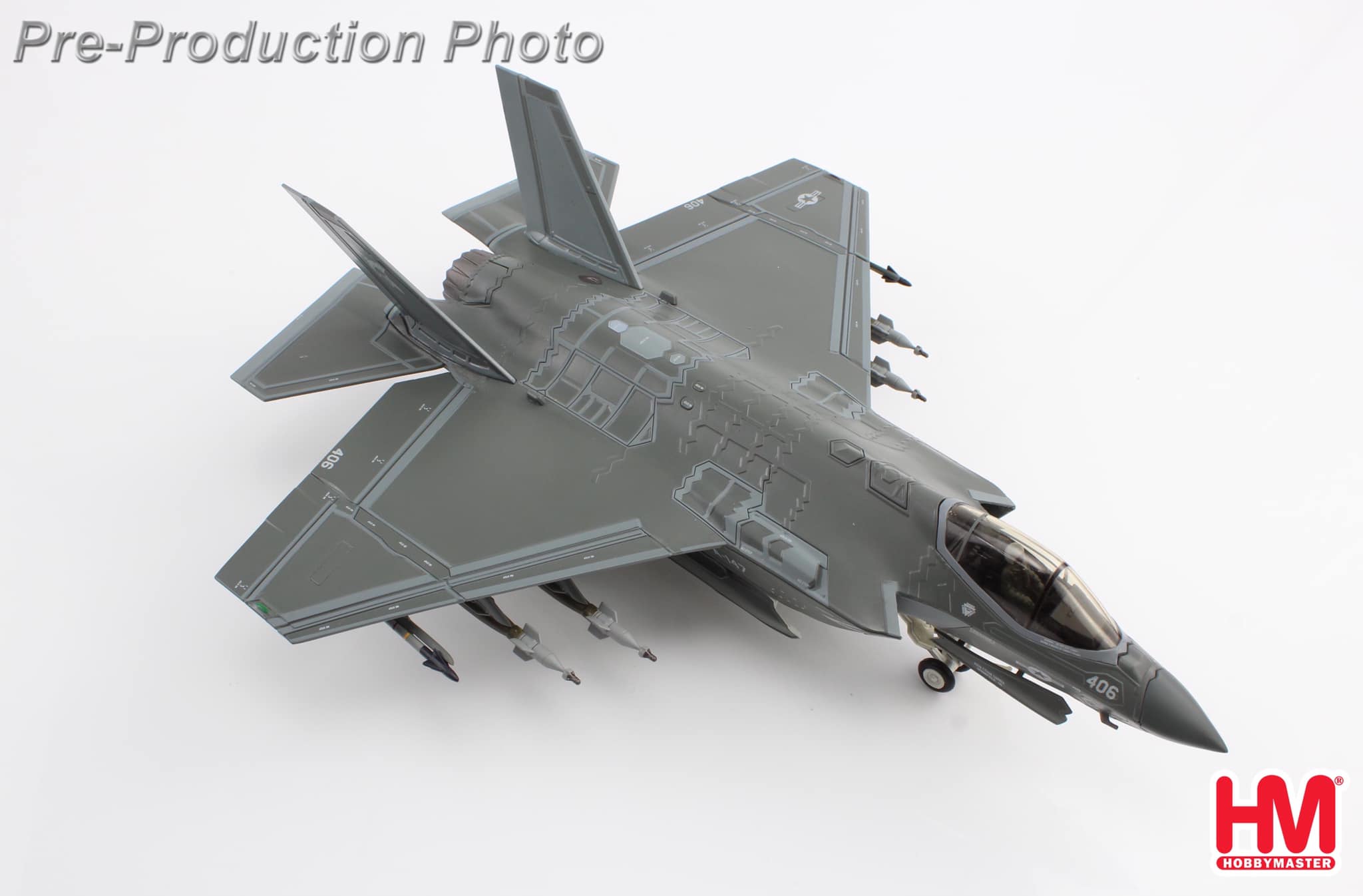 HA6208 美國海軍F-35C VFA-147 ANNUALEX 2021合金模型