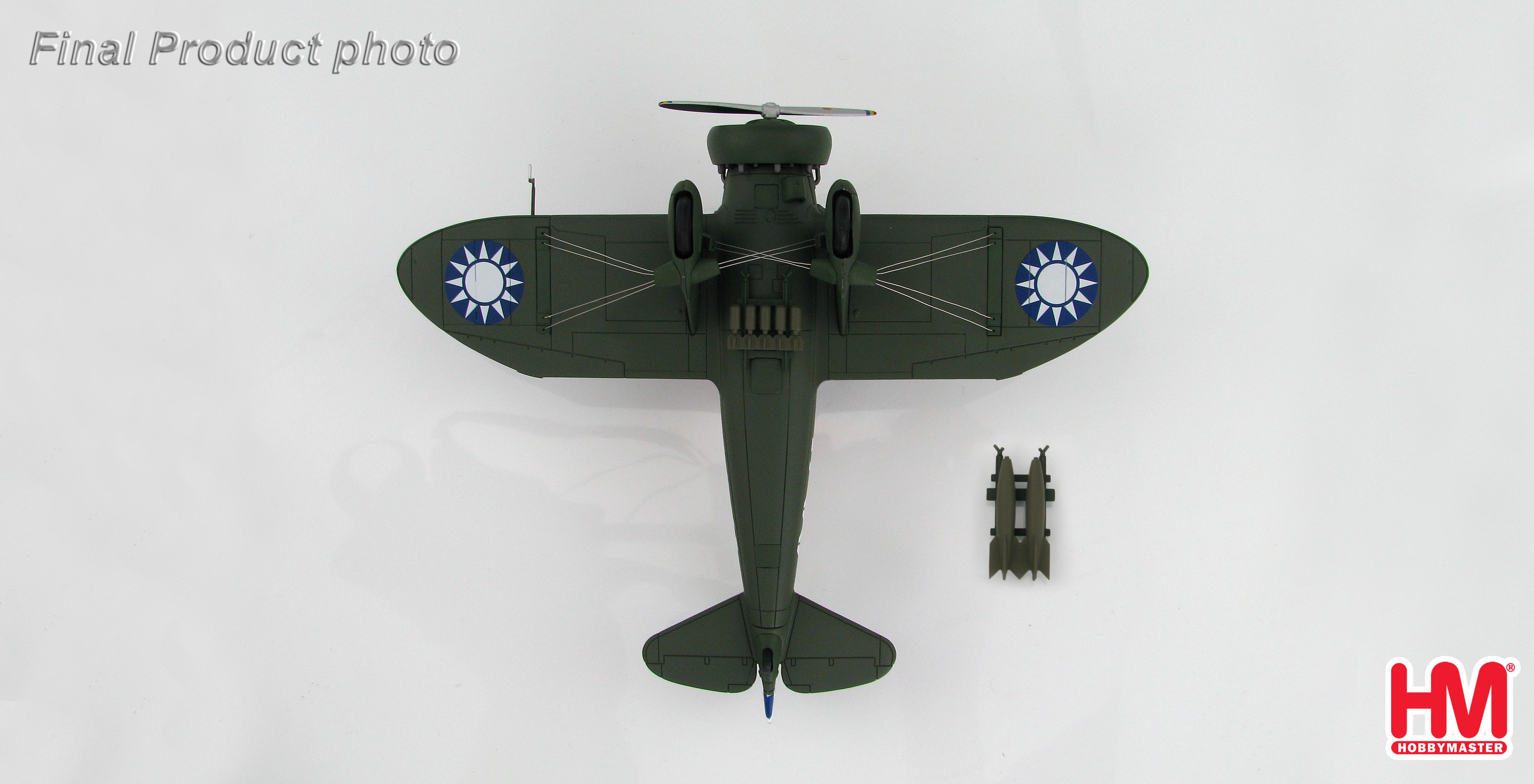 HA7510空軍波音Boeing 281 P-26南京戰場1/48成品模型