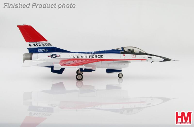 HA3896美軍 F-16/101 發動機試驗機 USAF 合金模型