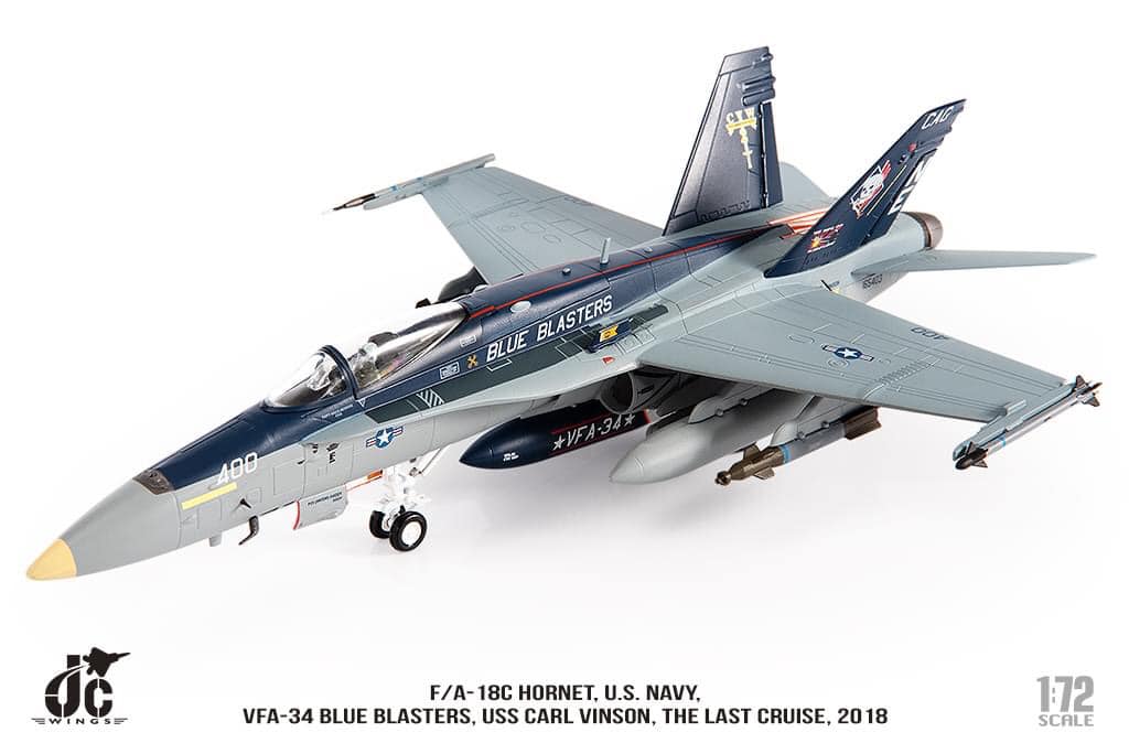 JCW-72-F18-018美國海軍F/A-18C第VFA-34中隊模型