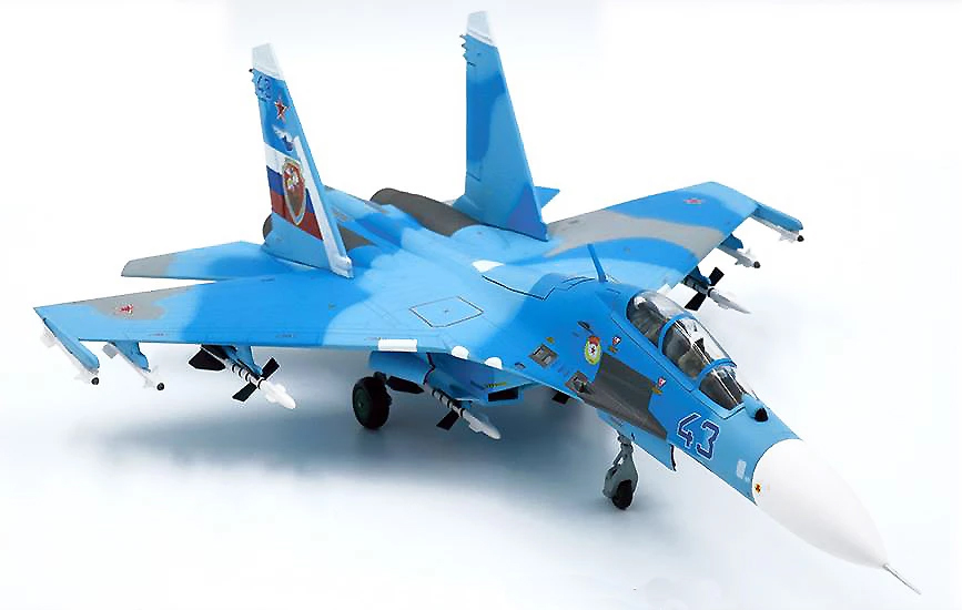 JCW-72-SU27-002 俄羅斯SU-27UB Flanker-C, 藍43模型