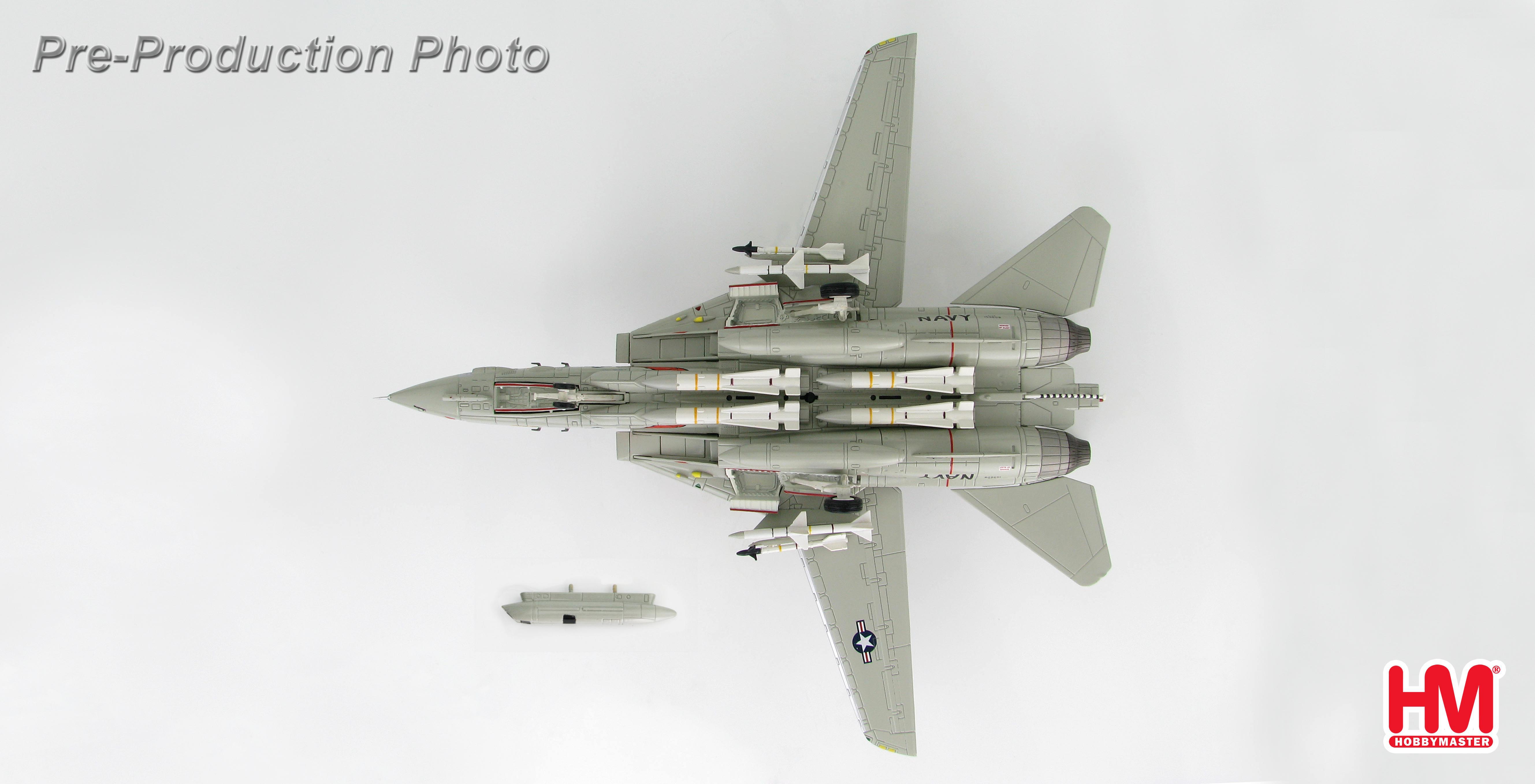 HA5216美軍VF-114 F-14A Aardvarks土豚CAG模型