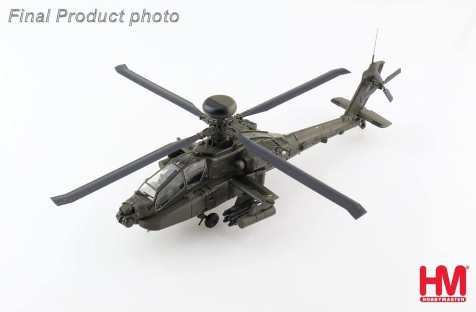 HH1212阿聯酋空軍AH-64D阿帕契直升機1/72合金模型