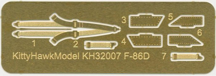 KH32007美軍F-86D SABRE DOG戰鬥機1/32模型