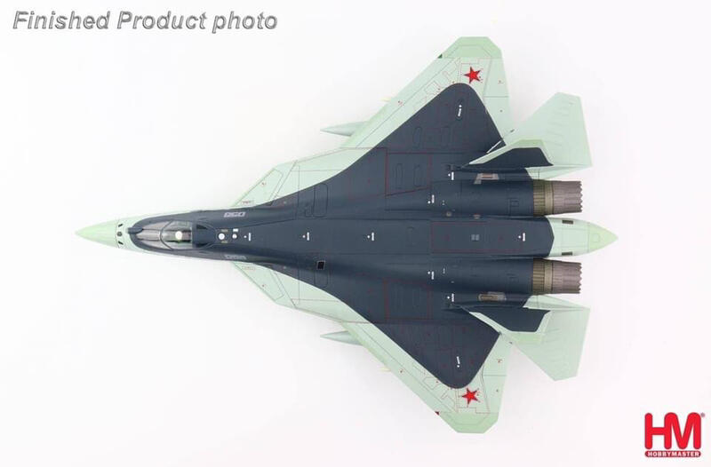 HA6802俄羅斯 Su-57(T-50-6-2) Су-57 戰鬥機模型