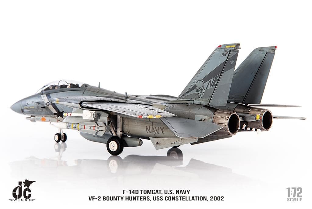 JCW-72-F14-009打敗陸軍F-14D美國海軍 VF-2賞金獵人USS 星座號2002 年#106模型