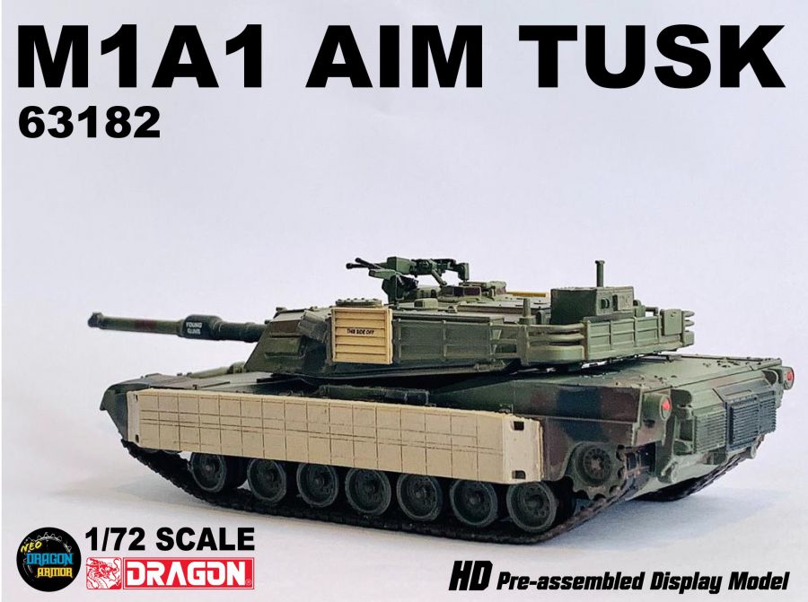 DA63182美國M1A1 AIM TUSK (附烏克蘭貼紙)