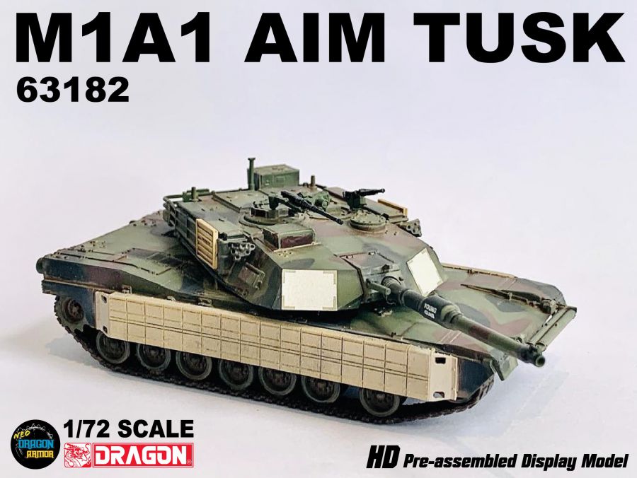 DA63182美國M1A1 AIM TUSK (附烏克蘭貼紙)