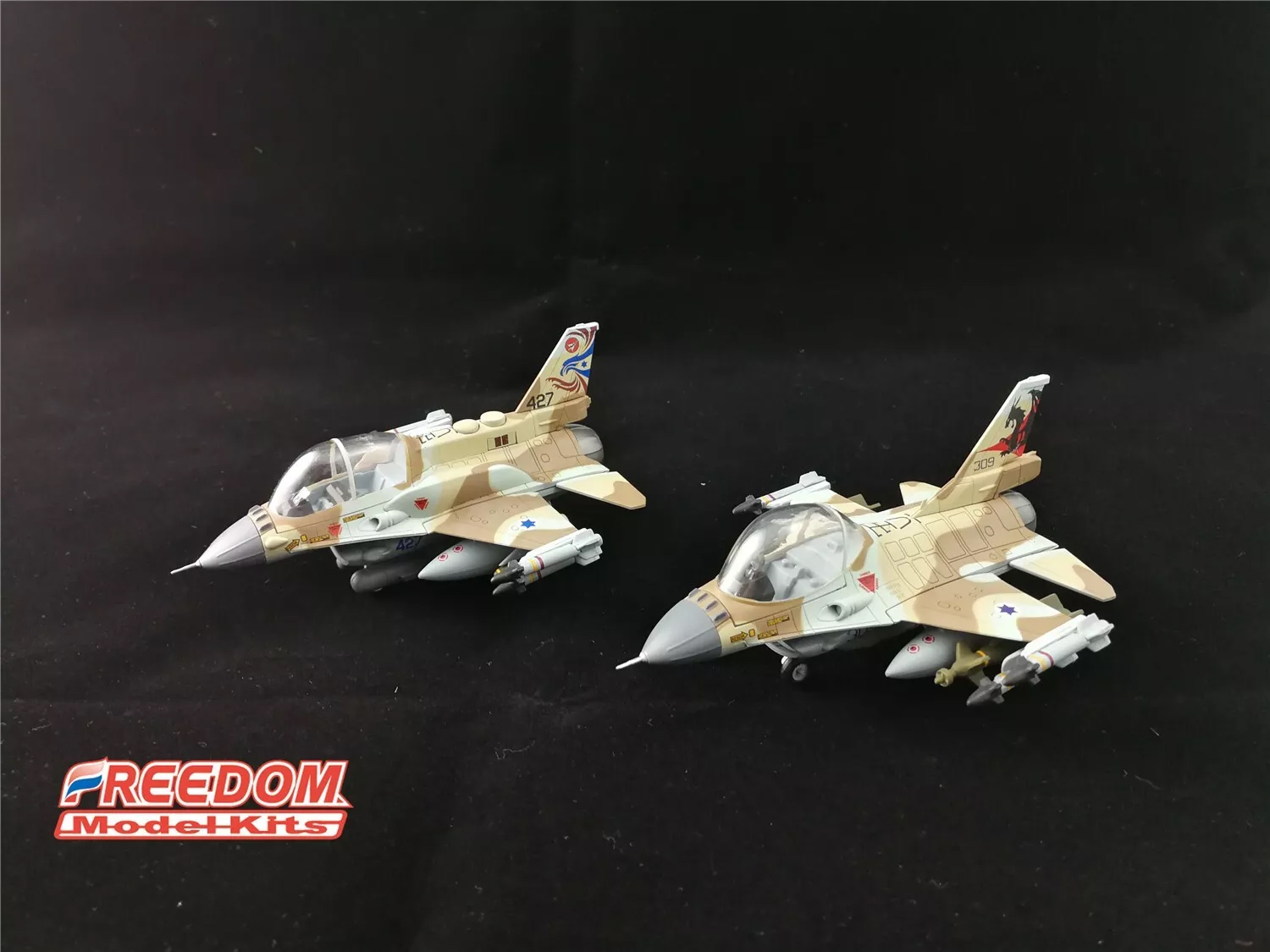 162711以色列空軍F-16I 戰鬥機蛋機模型2入