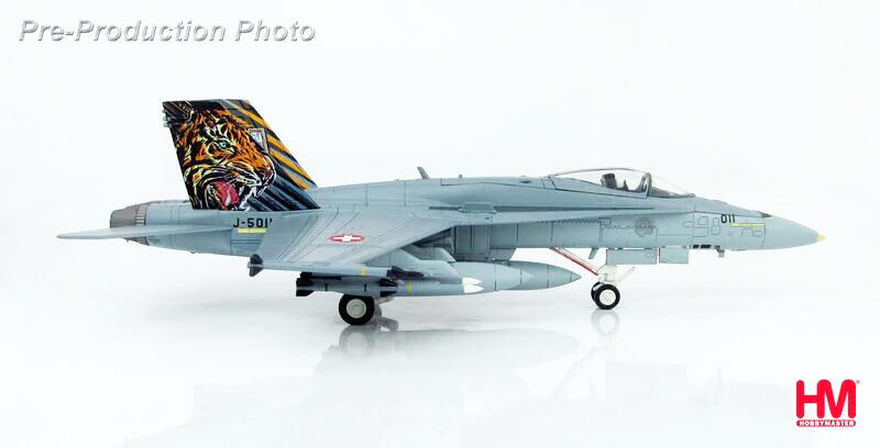 HA3536 瑞士空軍 F/A-18C大黃蜂戰機北約2016老虎會特別塗裝模型