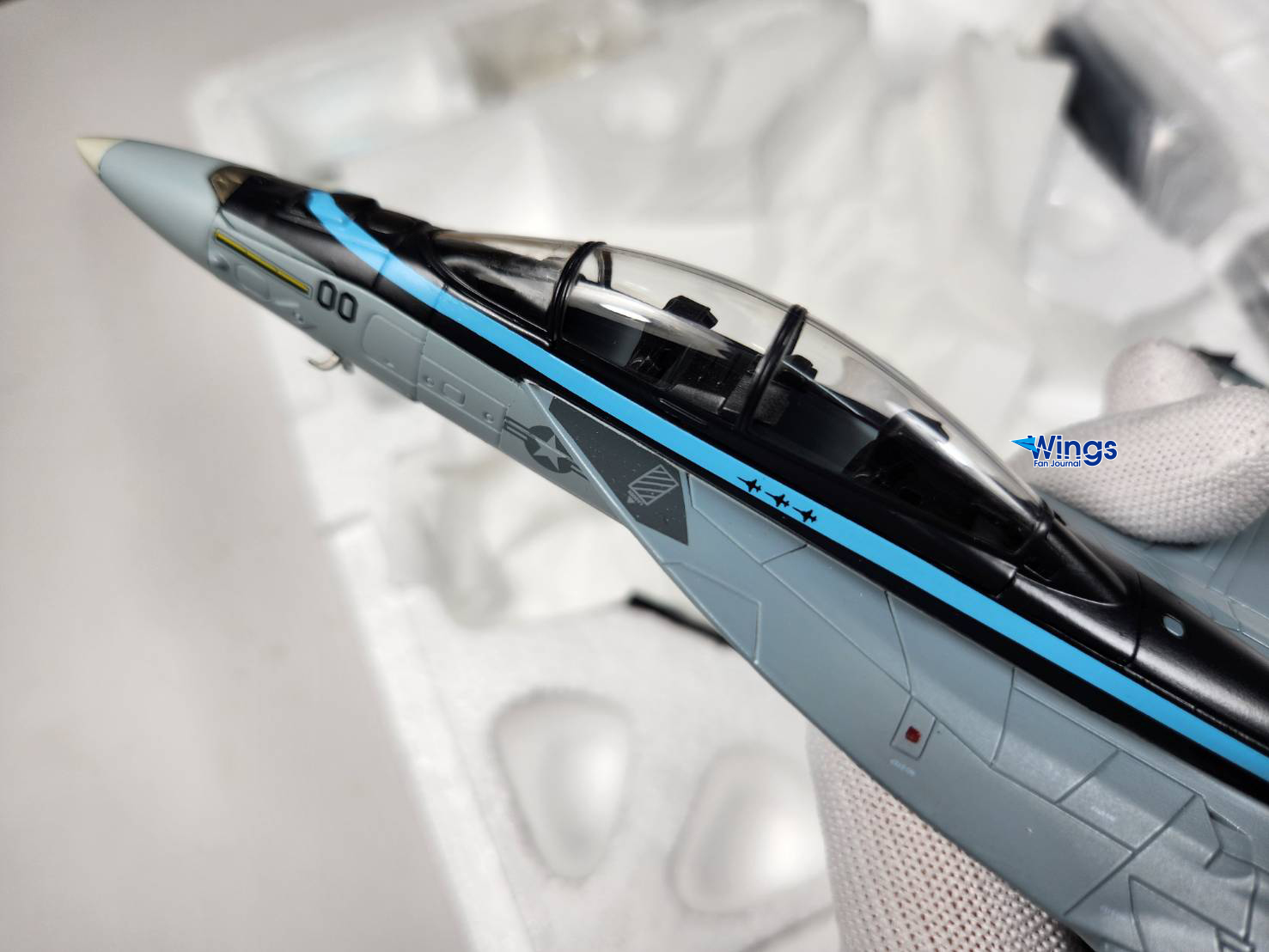 HA5130捍衛戰士獨行俠TOP GUN雙座F/A-18F模型