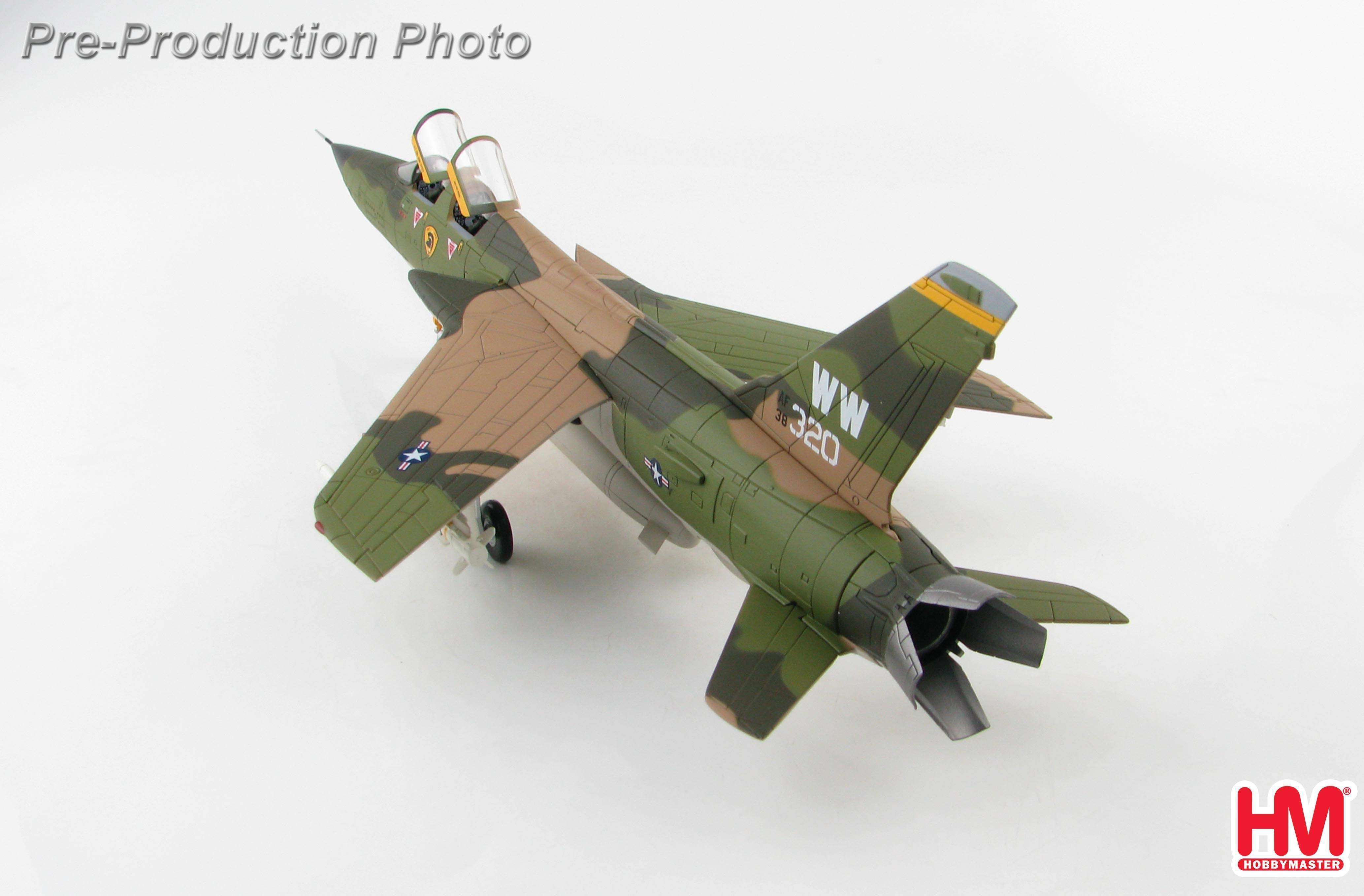 HA2550美軍F-105F/G雷長Thunderchief 合金完成模型