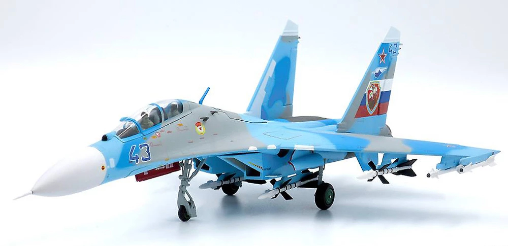 JCW-72-SU27-002 俄羅斯SU-27UB Flanker-C, 藍43模型