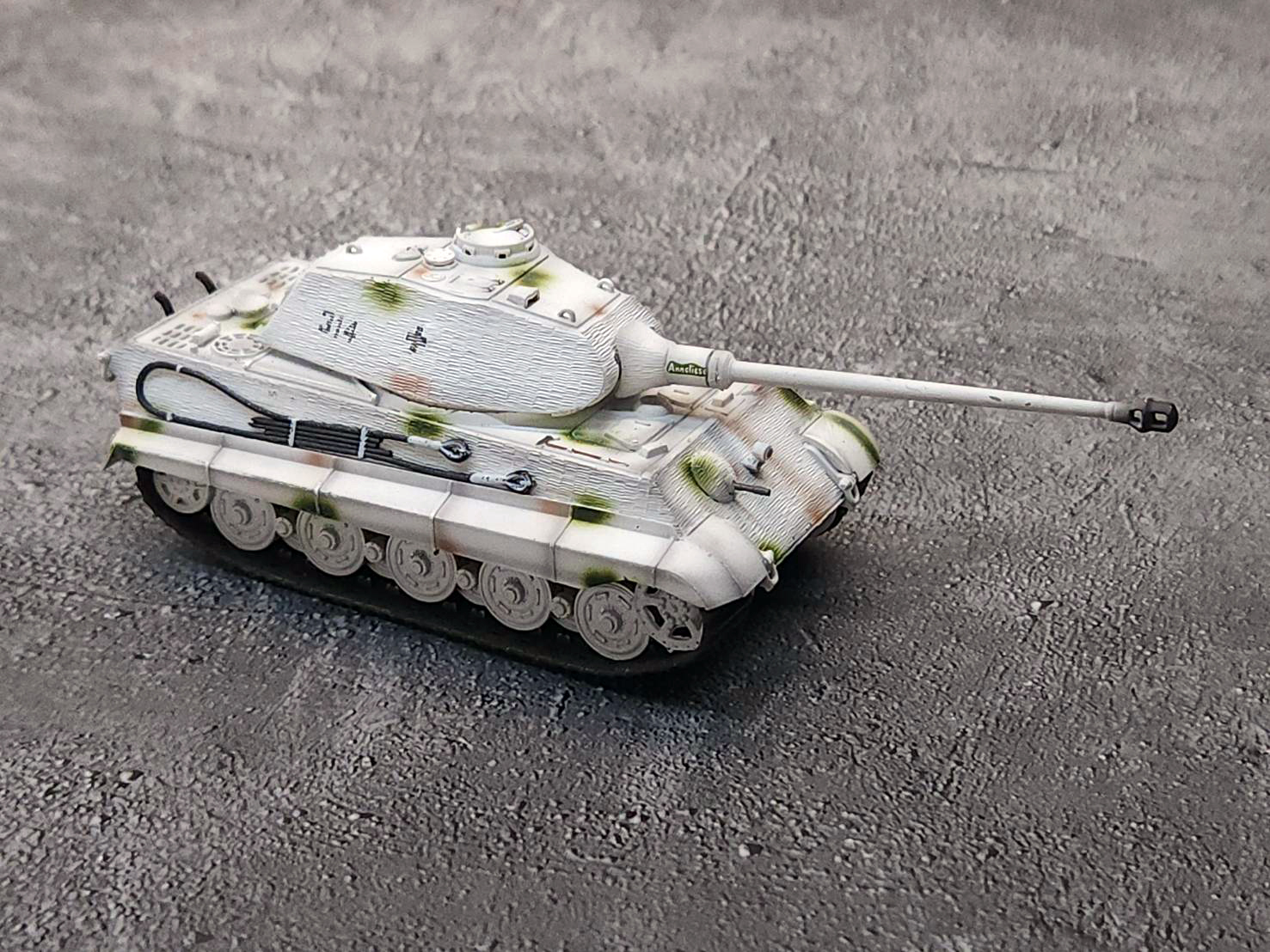 DA62004德國KingTiger Porsche Turret w/Zimmerit