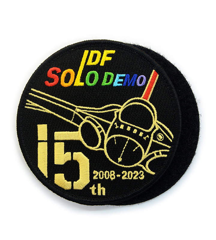 P0066 空軍 IDF SOLO DEMO 15周年 性能展示表演隊 紀念臂章(有魔鬼氈)