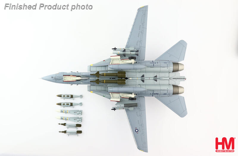 HA5238美軍VF-213黑獅 F-14D Tomcat雄貓164347最後巡航模型